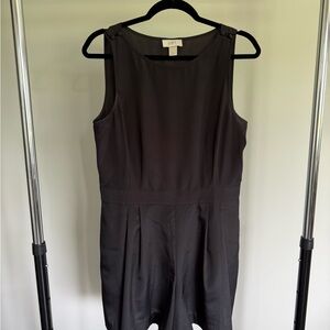 LOFT Black Sleeveless Romper